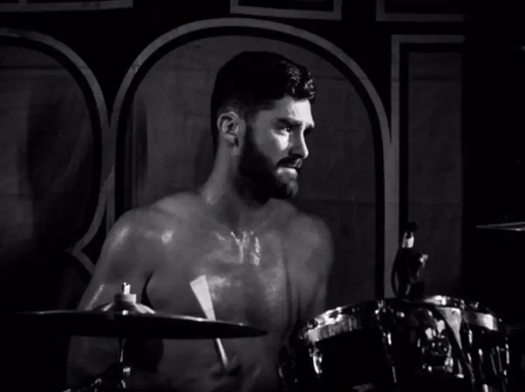 Mike Harmon Playing drums with