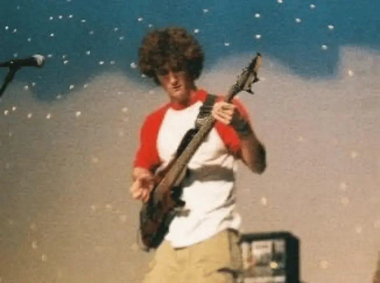 Looping drums, bass, and guitar at a high school talent show