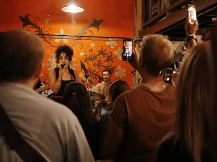 Performing at the North Gate Jazz Co-op in Chiang Mai, Thailand